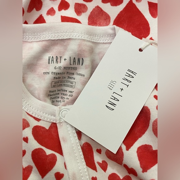Hart + Land Pajamas Nwt Hartland Baby Organic Pima Cotton Footed